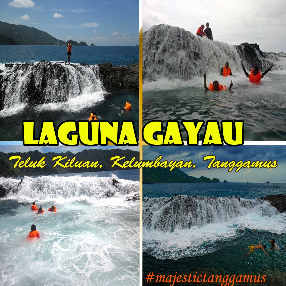 Laguna Gayau di Teluk Kiluan ini emang dahsyat indahnya.... mau berenang disini? #IniPesonaKita #VisitWonderfulIndonesia