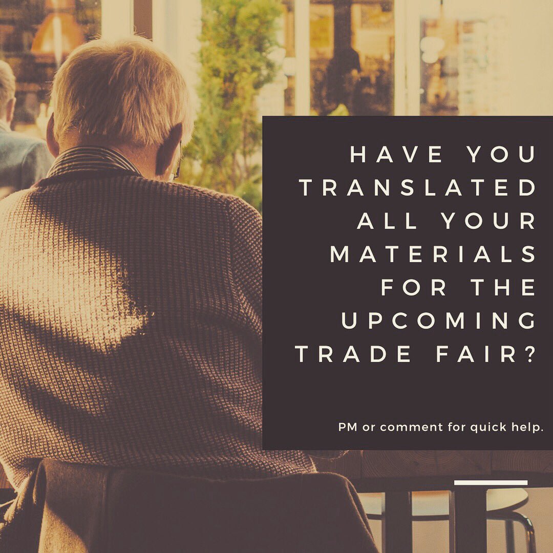 byCepoka's tweet photo. #translation for #tradefair - materials and help on site! PM for more :) #budma #bauma #targi #firma #tłumacz #cepoka https://t.co/A29q8NKLmU