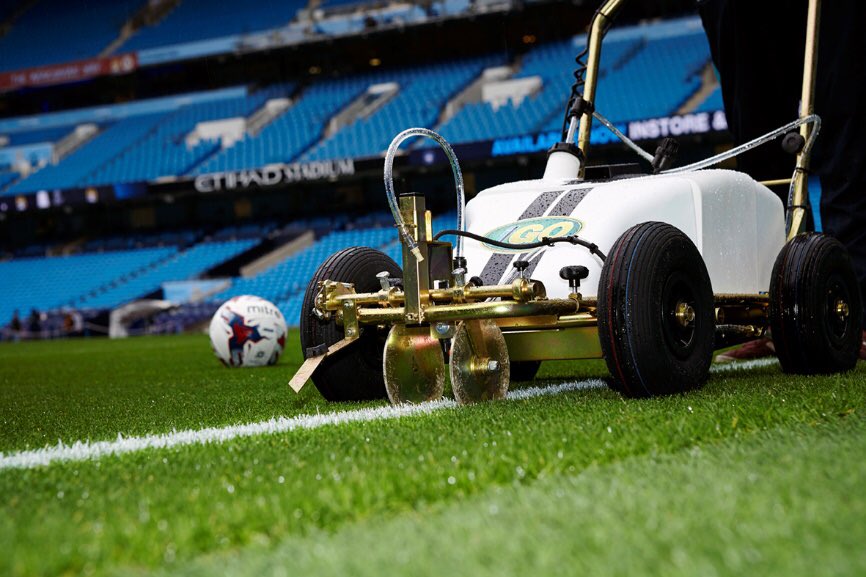 We have arrived in beautiful #Texas and we are excited to showcase our Award Winning #IGO line marker at the STMA! Stop by booth 125 to learn why most Premier League and La Liga soccer clubs prefer the Impact Paint on their #turf 🎨⚽️ <a href="/FieldExperts/">SFMA</a>
