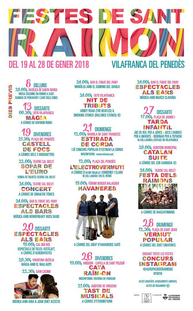 Divendres 19 disparem el castells de focs de les Festes de Sant Raimon 2017, a les 21:30 a la plaça Penedès.