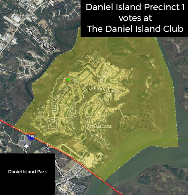 SCCindy18's tweet photo. There's been some confusion this morning. Here is DI Precinct 1 and the neighborhoods it encompasses.
YOU ARE VOTING TODAY AT THE DANIEL ISLAND CLUB.
To check your precinct, go to:
https://t.co/TdlVt9a0RZ https://t.co/UzZkJLR7Jg