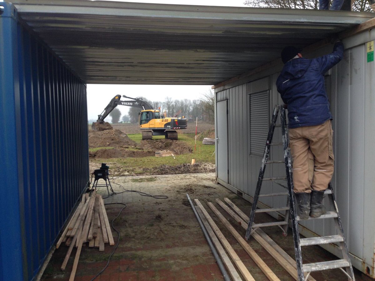 Deze week is bouwbedrijf verwer gestart met de bouw van 10 woningen in Ens #verkocht €130.000 v.o.n