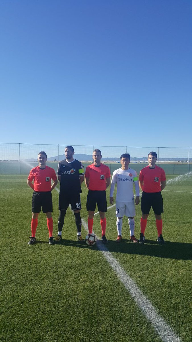 PinatarArena's tweet photo. El @yanbianfc de China 🇨🇳 se impone por 1-0 a la selección @afefutbol en el campo 1 de @latorregolf1 https://t.co/zlLqsVLMgu
