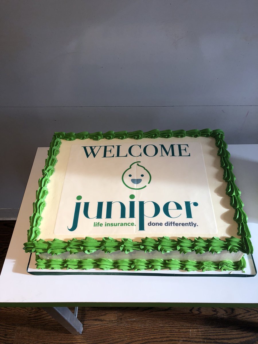 Launch day complete. So grateful for the wonderful people we’ve met. Juniper is up and running so if you have a minute, take a peek @ juniperlifeinsurance.com Thanks