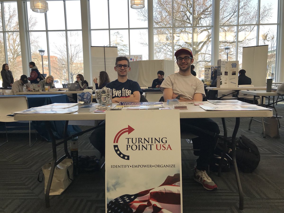 TPUSAMarian's tweet photo. Activities Fair today in Alumni Hall! 11-1 #SocialismSucks #BigGovSucks https://t.co/MFN0cLoeFG