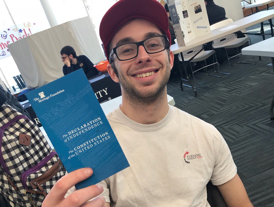 Activities Fair today in Alumni Hall! 11-1 #SocialismSucks #BigGovSucks