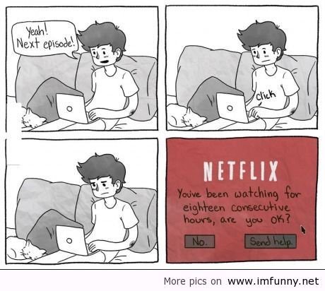 GenWellProject's tweet photo. We all love our favorite TV show, but binge watching can take you away from the face to face connections that will make you happier and healthier. We hope this notification doesn't look familiar! #Facetoface #GeneratorProject #Health #Happiness https://t.co/C7NybCQ7Br