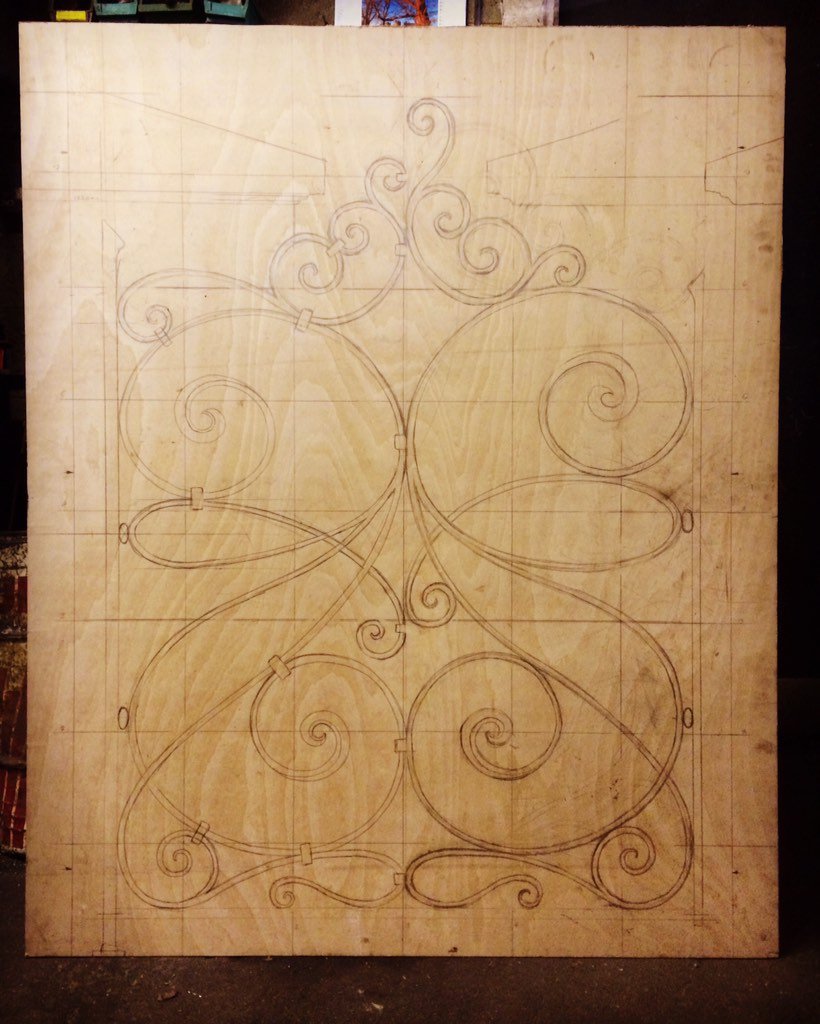 #gate #blacksmith #blacksmithing #designchallenges #traditional instagram.com/p/BeA-L57g55J/