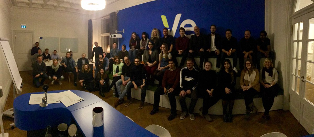 Ve_DACH's tweet photo. Full house in Berlin: We’re so happy to welcome dear colleagues from @Ve_HeadQuarters and many other territories this week. Great kick off for many exciting projects in 2018! #OneVe #VeGlobal https://t.co/PEkmWI8Y6q