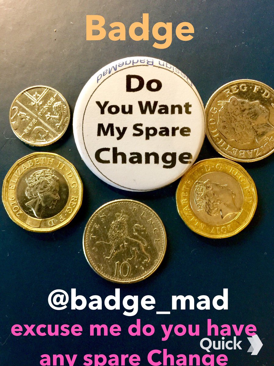BadgeMad_'s tweet photo. #sparechange #charityjobs #MoneyLaundering #money @WePublicityMAD https://t.co/5pYEHZP6s0