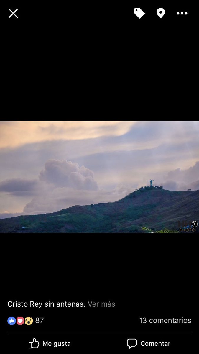 ocampohugo's tweet photo. @BluRadioCali así se vería Cristo Rey sin antenas... https://t.co/Gb9AdTzuMz