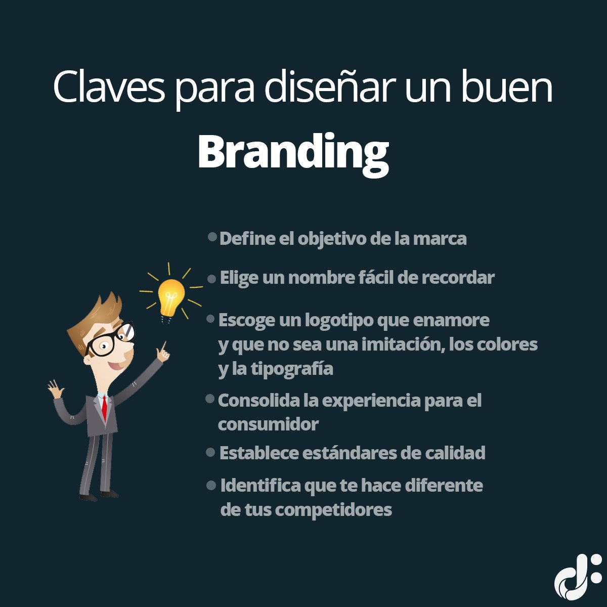 DigoNetwork's tweet image. Cuando hablamos de #Branding nos referimos a todos los elementos para la construcción de tu marca, en la imagen te presentamos 6 claves para lograr el éxito