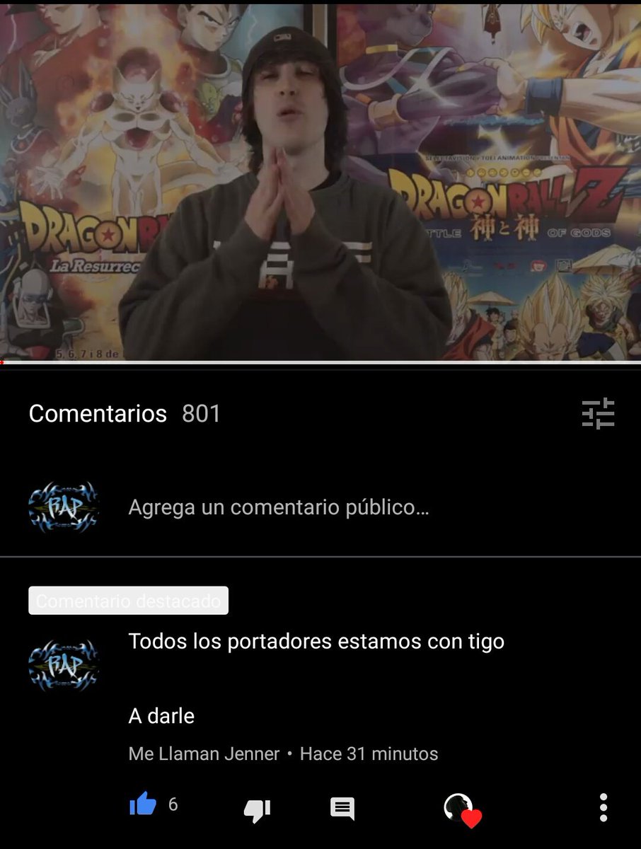 raperolokito's tweet photo. @RealPorta Gracias Por el Corazón es el mejor día de mi vida / Vamo a darle para recuperar el Dragón Ball Rap 1.5 https://t.co/FLKLirBhFU