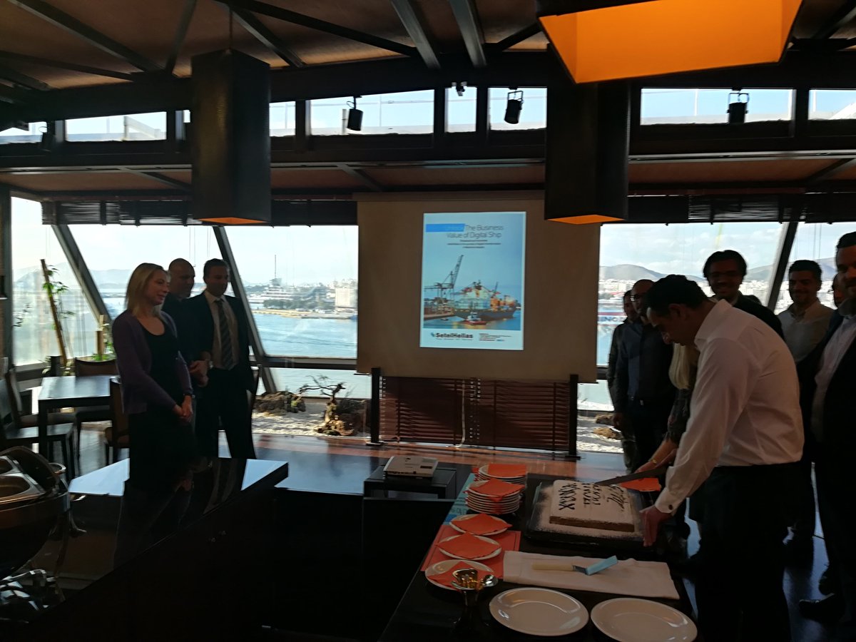 Today, SetelHellas cut New Year’s Cake, overlooking the Port of Piraeus with confidence and empowered by sharing the vision of our future achievements.  SetelHellas wishes to the Maritime Community a healthy, creative, productive and prosperous New Year! facebook.com/pg/SetelHellas…