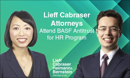 LieffCabraser's tweet photo. Today, Lieff Cabraser #Attorneys Lin Chan & Dean Harvey will be Featured at @sfbar #Antitrust for HR: No Poach and #WageFixing Agreements Seminar https://t.co/MfpG64doo2 https://t.co/JxHzLKxe74