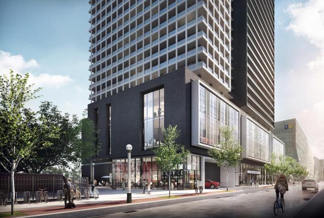 Revised site plan submitted for <a href="/Lifetime_Dev/">LifetimeDevelopments</a>'s Panda #Condos. ow.ly/LjzF30hOjIF #Toronto #development #construction