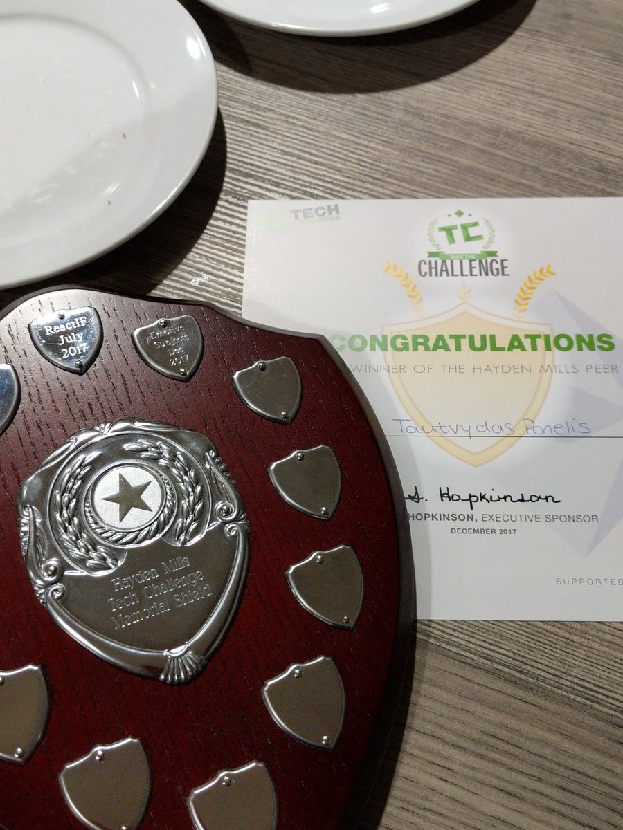 mark_rowe's tweet photo. Whoop whoop RT @TtheLithuanian: Thank you everyone for voting for @EmotiveSubjects #TechCh2017 https://t.co/KfQCToX0mb