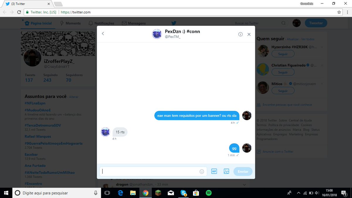 ae glr me ajudem ai a conseguir um banner do @PexTM_  ajudem ai pfvvv pfvv kkkk <a href="/AnotherDeadYT/">AnotherDead🌶</a>  @Henriikesz  <a href="/RedLuck_/">🔻RedLuck🔺#100K</a>  <a href="/FaelTaffa/">T a f f a</a>  ❤️