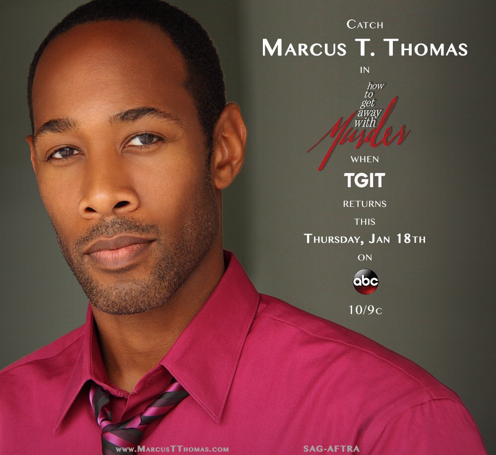 marcus_t_thomas's tweet photo. It’s time! TGIT returns this week and you’ll catch a glimpse of me on HTGAWM at 10/9c. #MarcusTThomas #HTGAWM #TGIT #actor #love
.
.
.
.
#ABC #letsgo #tv #show #television #waitisover #midseasonpremiere #watch https://t.co/Ps6tp82yfZ