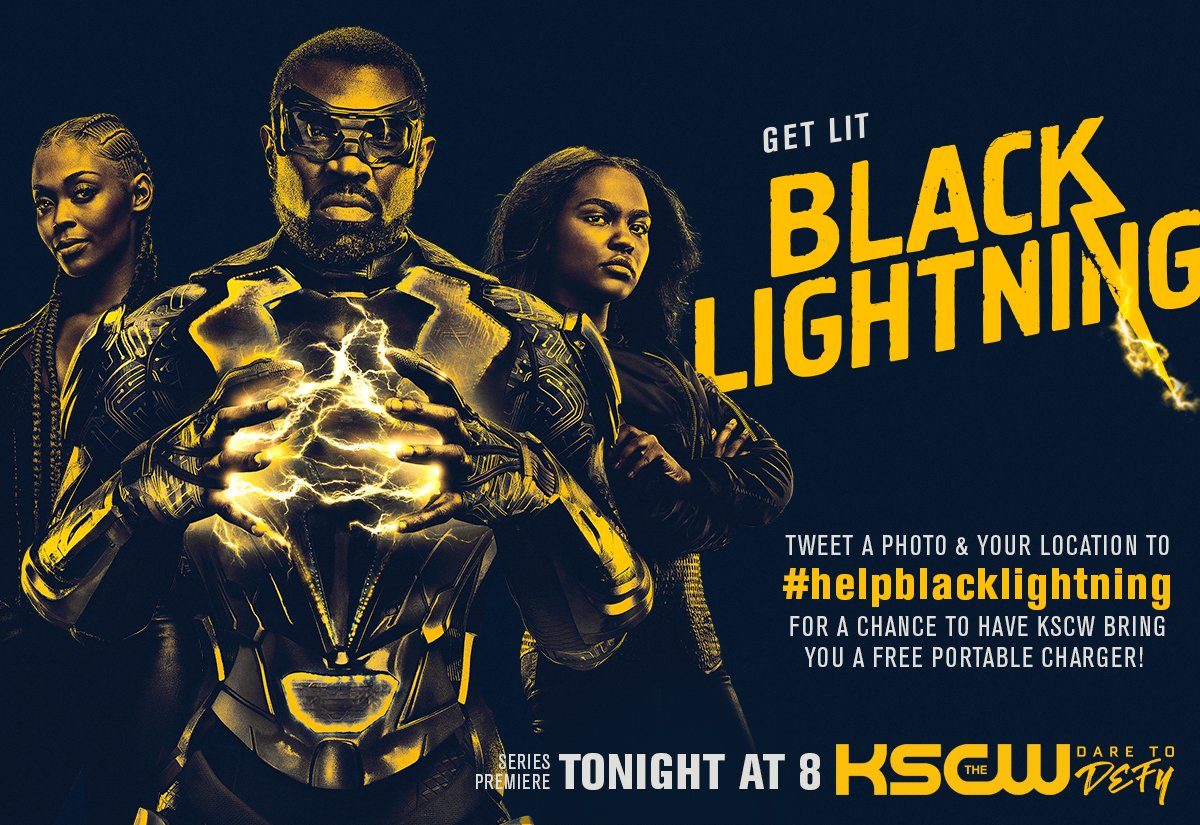 KWCH12's tweet photo. Phone battery low? @blacklightning can help! Tweet a photo & your location to #helpblacklightning for a chance to have a FREE portable charger delivered to you (Wichita area only)! https://t.co/CRehYKls0M