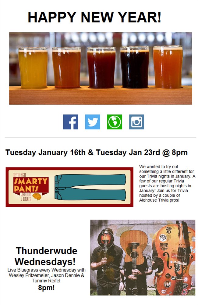 ChelseaAlehouse's tweet photo. Alehouse January Events &amp; News https://t.co/nxTkqFxMsM https://t.co/O1E3Lbq1tZ