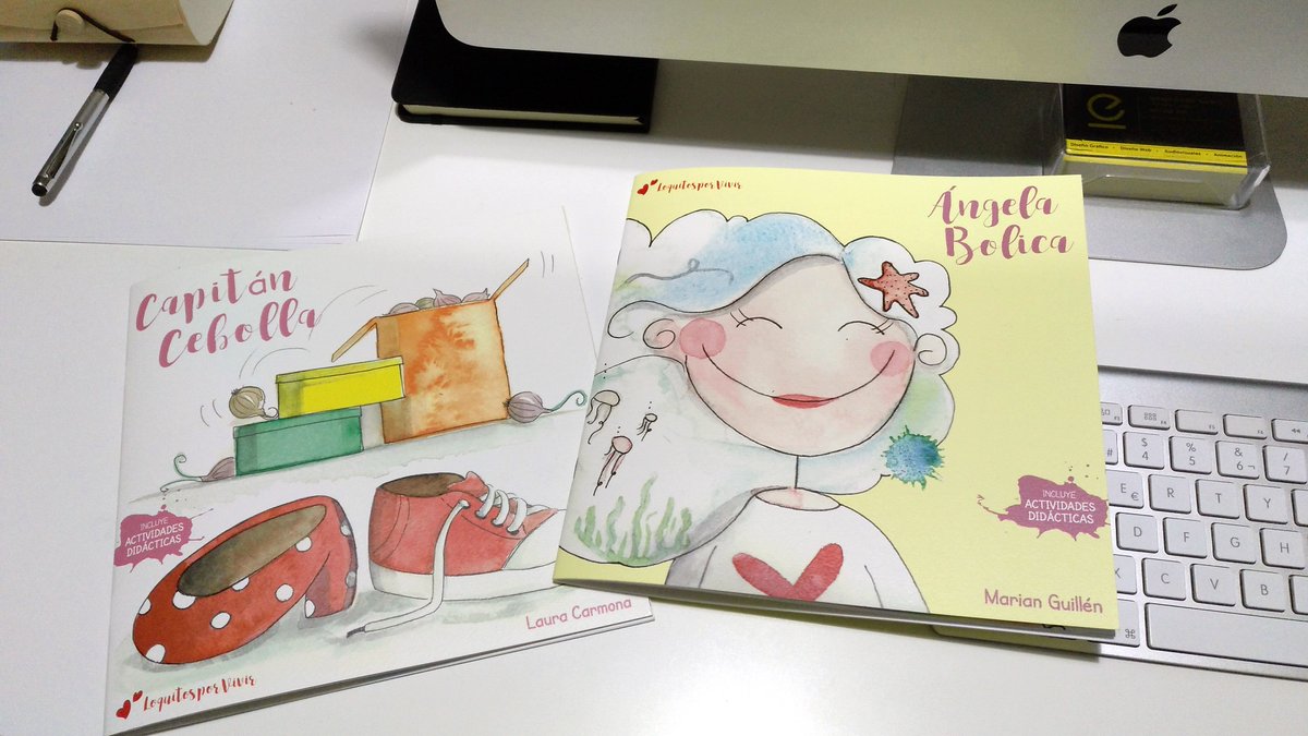 Laura y Marian de Locas por Vivir nos han traído un ejemplar de uno de los proyectos realizados conjuntamente este 2017, un trabajo hecho con mucho cariño y que ha quedado fenomenal, fantástico!!  Dos cuentos maravillosos que nadie debería dejar escapar...