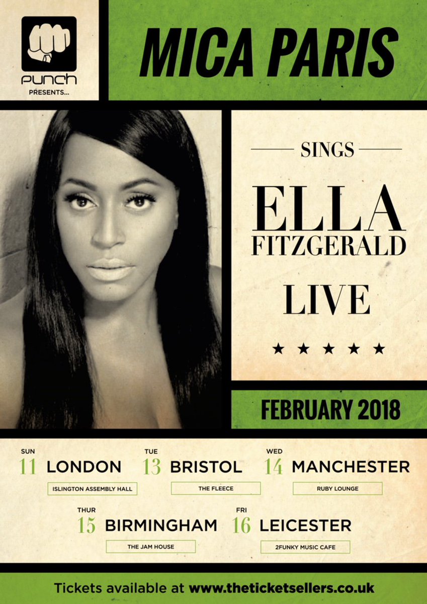 GetAtGrassrootz's tweet photo. One for the @MicaParisSoul fans! Got your ticket yet? @punchrecords @Islington_AH @FleeceBristol @TheRubyLounge @TheJamHouse @2funkymusiccafe Info/Tickets: https://t.co/wpBCKyzwFo #Soul #EllaFitzgerald #UKTOUR https://t.co/EI6BDrvVkY
