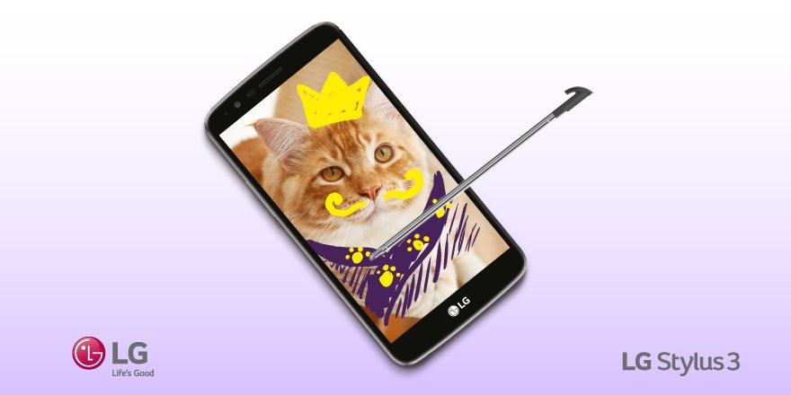LGuruguay's tweet photo. Con el lápiz de nuestro Stylus 3 intervení tus fotos y dejá en claro quién es el verdadero rey de la casa. https://t.co/o7rKmVX5Vd