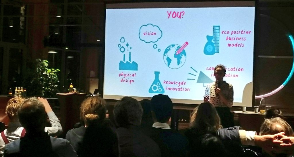 ClaravanHaaften's tweet photo. Prachtig verhaal van @BabettePorcelyn over haar boek 'verborgen impact' bij #socialmeetsdesign @SocEntNL @ABNAMRO 'save the world, it's the only one with @TonyChocolonely ' #mustread #hiddenimpact #daringnottobeperfect #letsgo https://t.co/lESKCKlZxQ