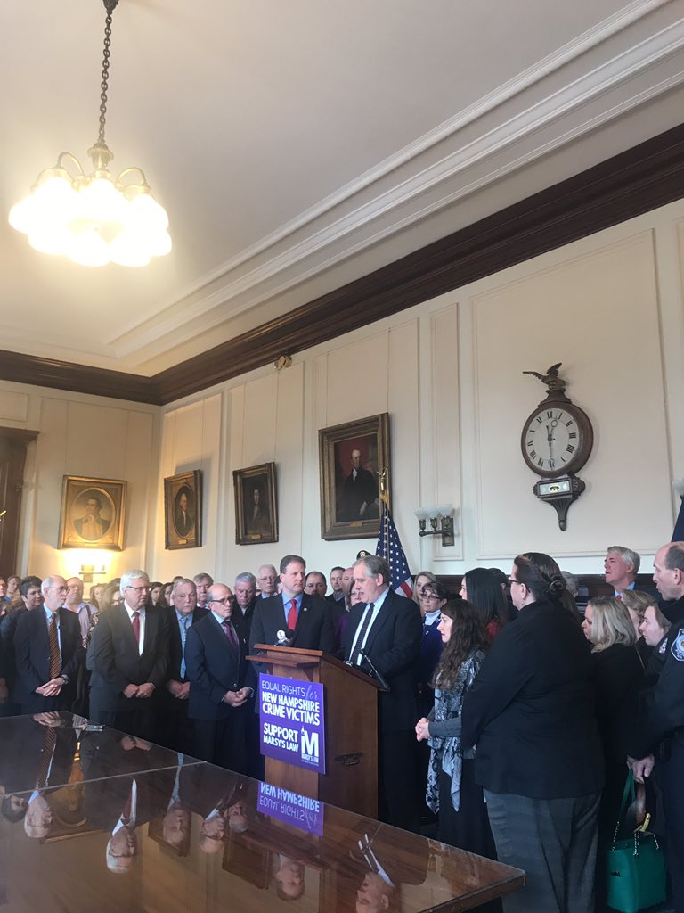 NHCADSV's tweet photo. Bob Marriott had to fight for the chance to simply be heard, for the right to protect his daughter’s right to privacy. Victims must have constitutional rights to make sure this never happens again. #nhpolitics #ML4NH #StandWithLizzi https://t.co/heKkQiyByY