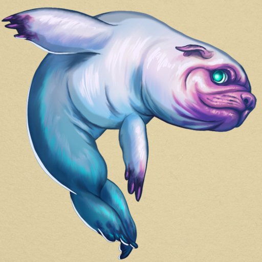 The cute and friendly expression of the Pugseal belies a sinister ulterior motive to turn your friends and family against you and ruin your credit score. #whatajerk #creature #creaturedesign #conceptart