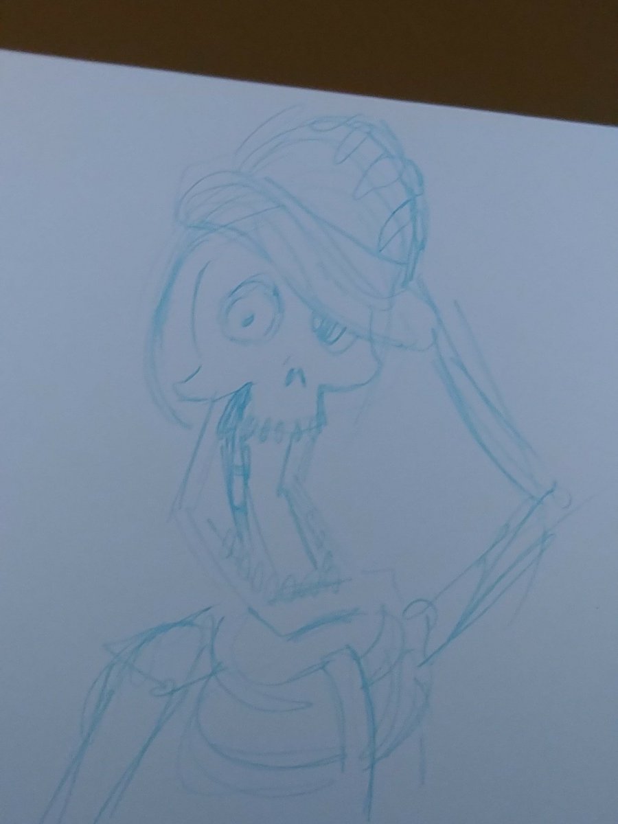 Cyber54prime's tweet photo. Day 16 of Skeleton draw : #bonejangles from #bridescorpse https://t.co/CBuoTZIaHS