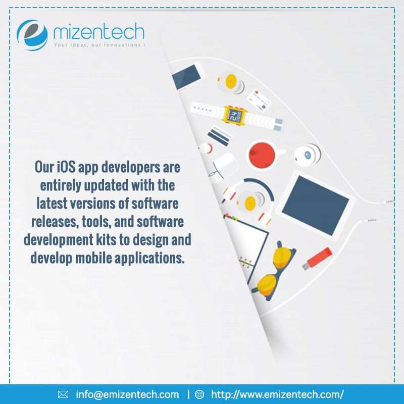 EmizenTech's tweet image. Our iOS app developers are entirely updated with the latest versions of software releases, tools, and software development kits to design and develop mobile applications. 
buff.ly/2D9HAVW
#iOSDevelopers #AppDevelopers #DedicatedAppDevelopers #AppDevelopment