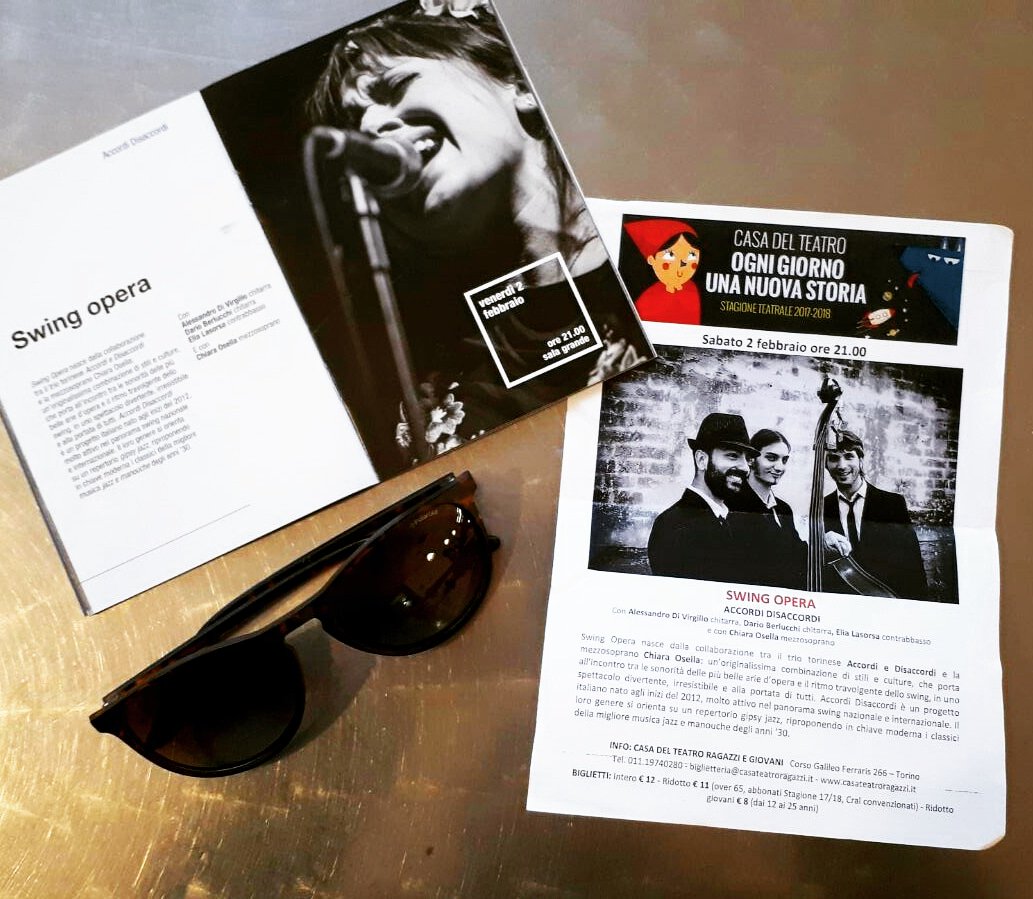 SwingOpera's tweet photo. Oggi siamo passati dalla @CASADELTEATRORG a ritirare un po' di materiale promozionale: il 2 FEBBRAIO si avvicina! @AccorDisaccordi https://t.co/s7swDMfuJd