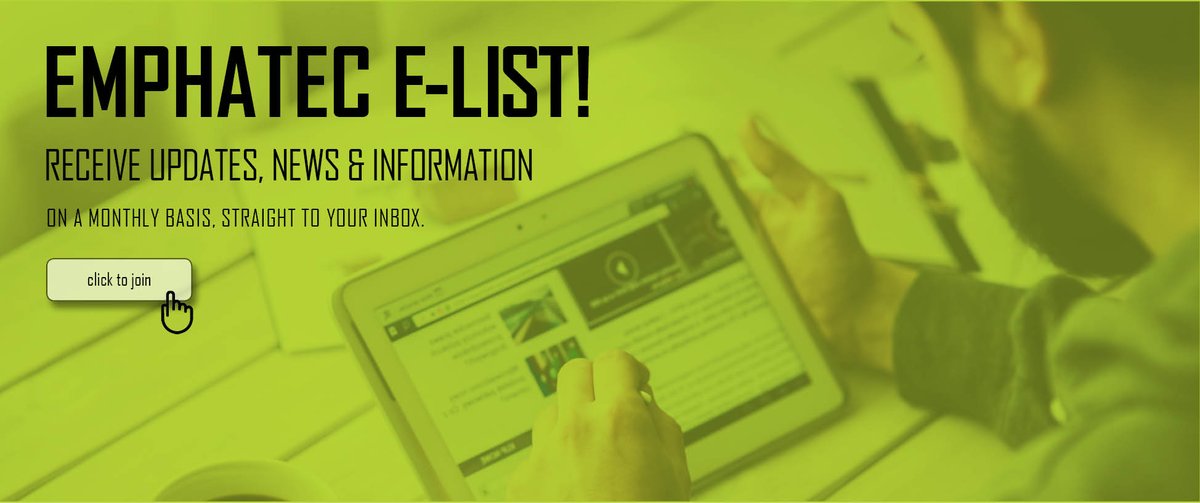 EmphatecInc's tweet photo. Don't get caught out of the loop- .... Join our FREE e-newsletter by clicking the link: https://t.co/jiSbn6AIWV https://t.co/kojh1MvT56