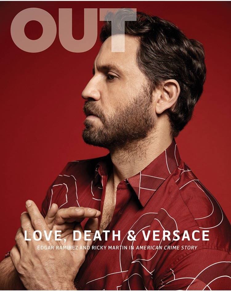 Gucci80's tweet photo. Two Covers of @outmagazine February 2018. #AmericanCrimeStoryVERSACE  stars @ricky_martin &amp; #EdgarRamirez are fronting covers of OUT magazine photographed by #DougInglish with styling by #GrantWoolhead. https://t.co/TCZnNZaoYK