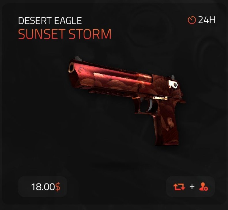 ShadowCSGO_'s tweet photo. ❤️Speed GiveAway❤️

1x Desert Eagle Sunset Storm (MW)

Retweet
Follow @ShadowCSGO_
Watch the Video

❤️400 Views❤️
https://t.co/3zMTDb3yOZ https://t.co/LX4DqprQmy