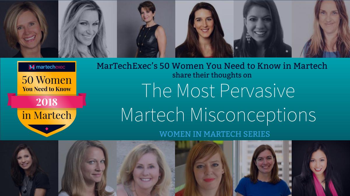 If you thought your #martech stack was just a bunch of shiny objects, purchased at different times, daisy-chained together—would you be brave enough to learn the truth? These #WomenInMartech weigh in on the most pervasive #marketing #tech misconceptions: bit.ly/2mJR5Vs