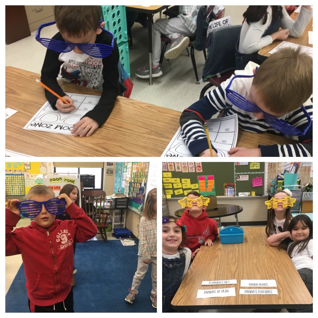 younginkinder's tweet photo. Today we entered the Zoom Zone!  We began our unit on informational paragraph writing and had to search the room for "big ideas".  Then, we had to work in groups to find the narrower topics!  #setthestagetoengage @celprincipal https://t.co/cBvH5RS1B5