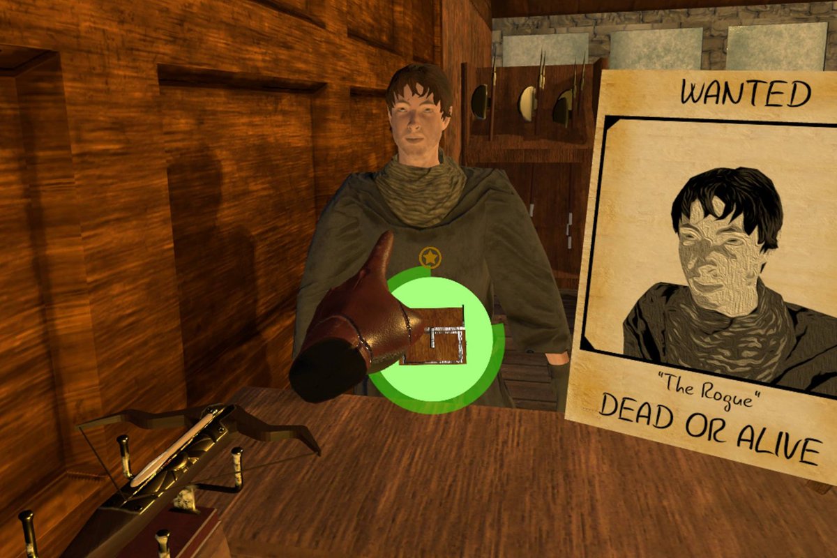 SkywardDigital's tweet photo. We've now implemented the "bounty" idea from @LewisPhelps16, who won our design competition at @Bridgwater_Coll. Look out for wanted criminals amongst your customers in #RPGMerchant when it launches soon! #indiedev #gamedev #madewithunity https://t.co/BmVUh6WTbv
