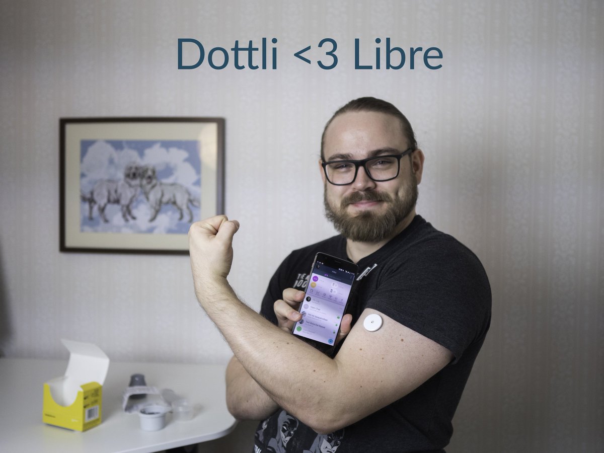 Dottli works now directly with Freestyle Libre sensors! Just enable Libre from settings, scan and share your BG trends to your chat channels! 🔥😀👍👊 #diabetes #diabetesuk #t1d #diabadass #type1diabetes #type1diabetic