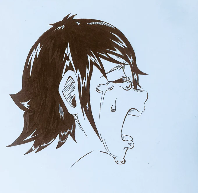 泣