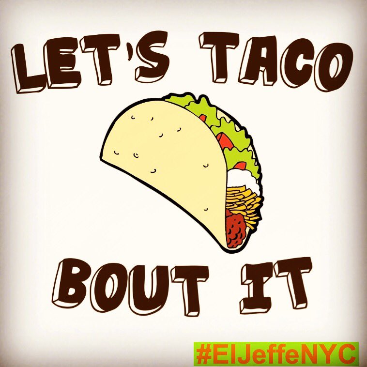 It's 🌮 TUESDAY 😁 $2 Tacos From 4-7pm 
#ElJeffeNYC #TacoTuesday #tacofriday #tacolover #besttacos #besttacosintown #bedstuy #ubereats #eat24 #grubhub #grill #nachos #margaritas #sangria #brooklyn #happyhour #delivery #salads