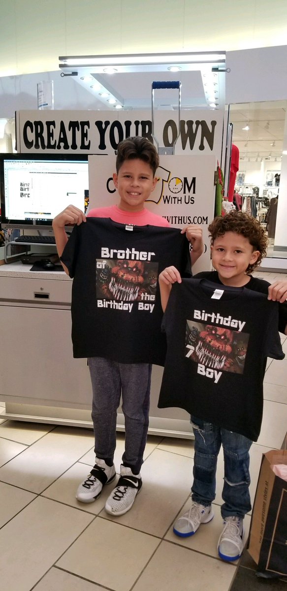 Tag your awesome siblings #customwithus #brother #Brotherhood #picoftheday #funny #art #swag #bestoftheday #design #customization #customshirts #cool #Amazing #houston #texas #love #cute #Friends #fun #family #birthday #birthdayboy #BirthdayParty #birthday #look #Nice #like4like