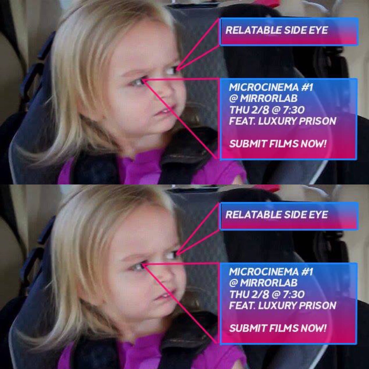 alteredesthetic's tweet photo. Submit those side eye themed #films to aefilmfest@gmail.com https://t.co/iVOh4qqwvd https://t.co/038skD8g2W