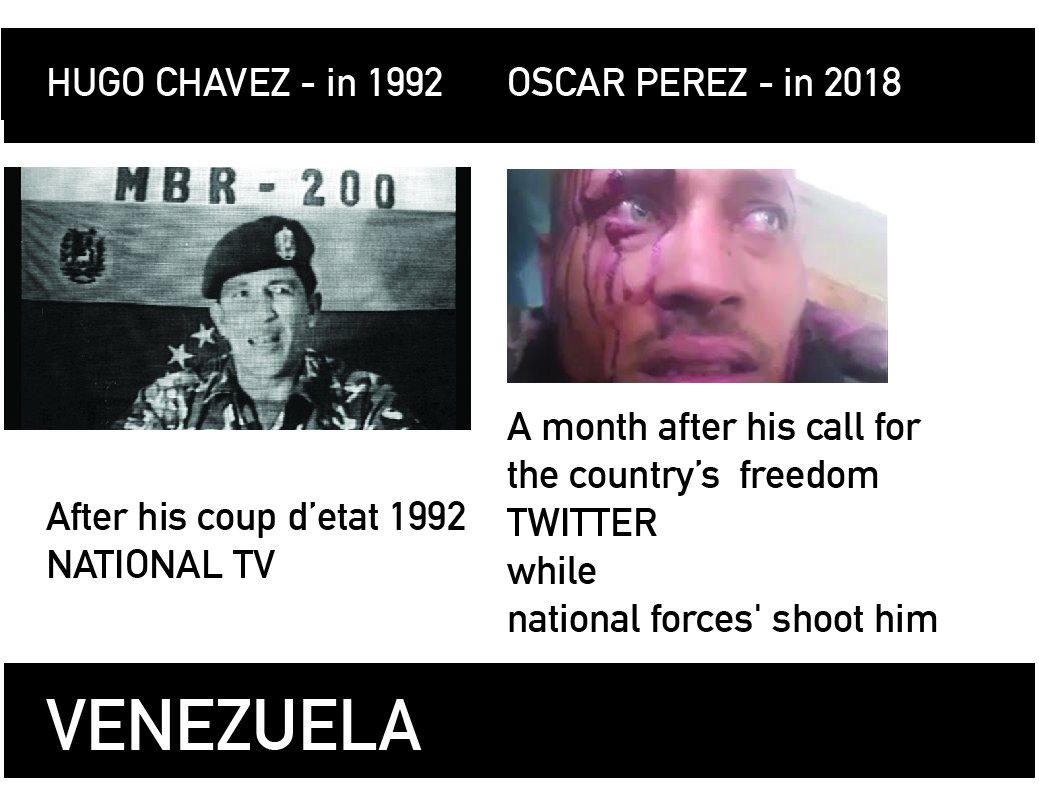 vanecatalano's tweet photo. #OscarPerezAR #VenezuelaLibre #MaduroDictatorAssassin let the #images speak #policy #Governance #Venezuela https://t.co/cnzbMMUzSf