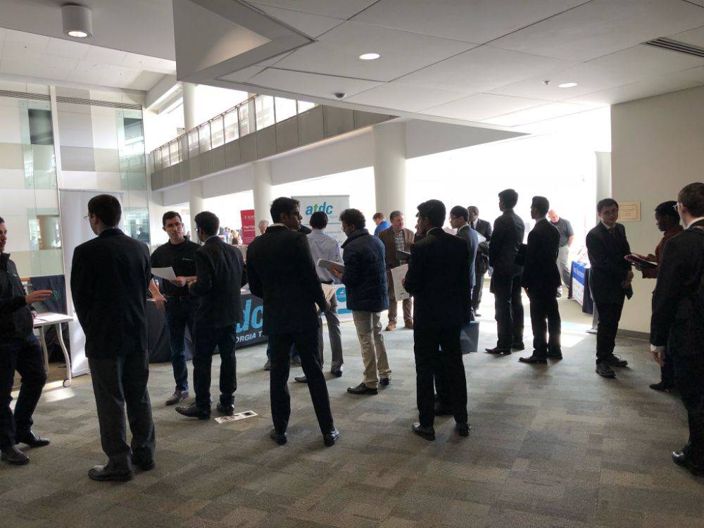 atdc's tweet photo. We're with some of our startups at the Klaus Building for the @GeorgiaTech ECE Career Fair. Students, if you're interested in working for a startup swing by our booth! #ATDC https://t.co/QHDTOnzCJR