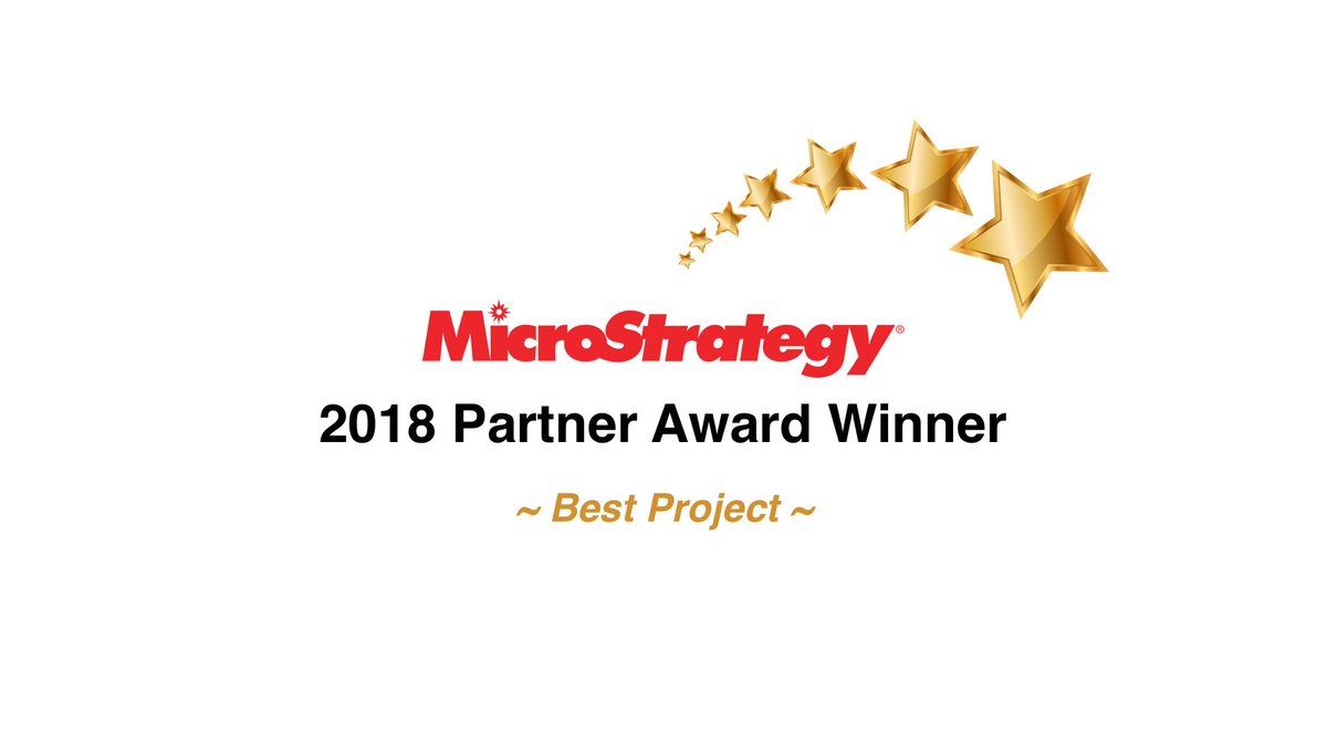 SSG_BI's tweet photo. Proud to win the 2018 MicroStrategy Partner Award for the @Merck mobile sales app giving 4K users powerful data.  @MicroStrategy #analytics https://t.co/emwcsP78iD