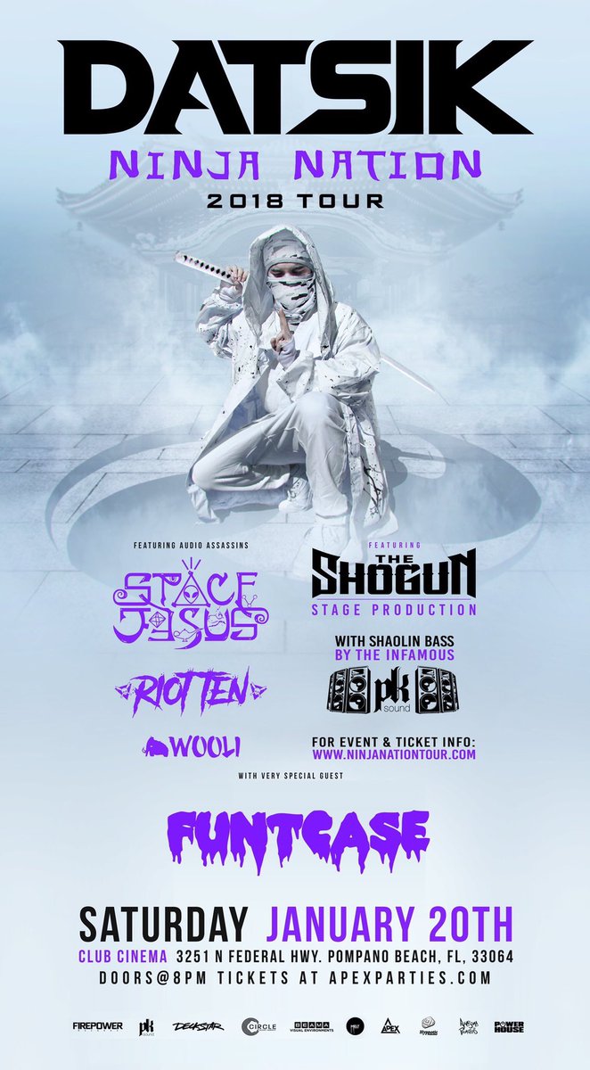 officialvaxle's tweet photo. @datsik is coming this saturday to club cinema! Who am I gonna see there raging?! If you still need a ticket hit up the homie @sigfigmusic or use the code “localsonly” when purchasing online 🤘🏻 #datsik #ninjatour #localsonly https://t.co/pmlNdOXeHP
