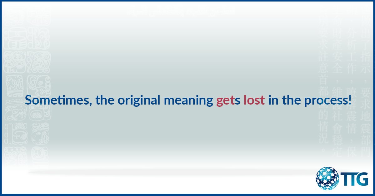 TTG_Translates's tweet photo. With TTGroup's #globalization experts on your team, nothing ever gets lost in translation. https://t.co/jH9jMDMyuF